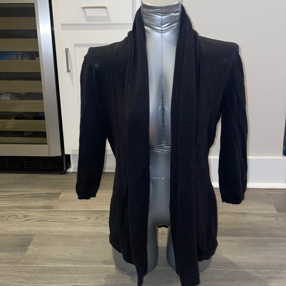 Talbots Black petites cardigan